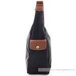 Grand sac besace Longchamp Le Pliage Original L2450089001 couleur Noir vue de coté