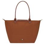 Grand sac porté épaule L Longchamp Le Pliage Green L1899919504 Cognac dos