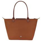 Sac shopping S Longchamp Le Pliage Green 	
L2605 919 504 couleur cognac, vue de dos