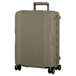 Valise cabine 4 roues Jump Maxlock CLP20CHAM couleur champagne vue de profil