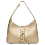 Sac hobo Lancaster zippé Foulonne Double Hook 470-55-CH/NU couleur Champagne - In - Nude vue de face