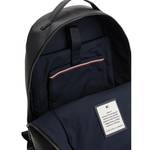 Sac à dos Tommy Hilfiger emblématique à logo métal AM0AM10927 BDS couleur Noir vue intérieur