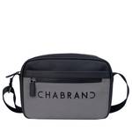 Mini sacoche Chabrand bandoulière Touch Bis 17239109 couleur noir / gris vue de face