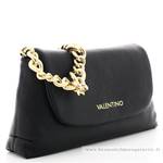 Petit sac à rabat Bulgur anse chaîne Valentino Bags VBS6V101 001 couleur Noir vue de profil