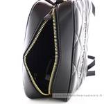 Sac camera Valentino Bags au design matelassé VBS51O06 001 couleur noir vue intérieur