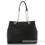 Sac d'épaule similicuir grainé Valentino Divina VBS1R405G-001 couleur noir vue de dos