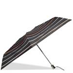 Mini parapluie isotoner auto X-tra Solide anti-déperlant 09451-RSO couleur Rayure solar ouvert