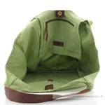 Sac épaule BIBA Cleveland CLE1L VERDE couleur vert vue intérieur