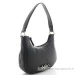 Sac Francinel hobo Diana 22672NR couleur noir vue de profil