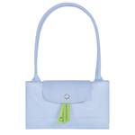 Sac porté épaule L Longchamp Le Pliage Green L1899919P79 couleur ciel, replié