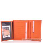 Portefeuille  porte cartes Frandi 786.03 ORANGE ouvert