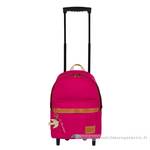 Trolley sac à dos L Tann's Paloma 73113 couleur Rose, vue de face