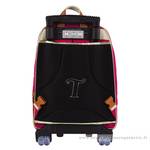Trolley sac à dos L Tann's Paloma 73113 couleur Rose, vue de dos