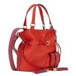 Sac seau Lancel 1er flirt S A12362 OY multicolore citrouille, vue de profil