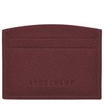 Porte-cartes Longchamp Roseau L3218HPN 261 couleur Prune, vue de dos