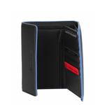 Portefeuille porte cartes Arthur Aston Joy en cuir 2319-808-A couleur Noir, ouvert