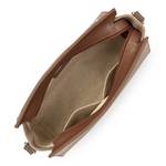 Petit sac bandoulière Lancaster Smooth 437-02-VI/NF Vison - Nude foncé - Marron, ouvert