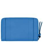 Portefeuille compact Longchamp 3D L3622HCV487 couleur cobalt, vue de dos