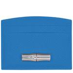 Porte-cartes Longchamp Roseau L3218HPN 487 couleur Cobalt, vue de face