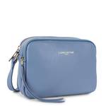 Petit sac bandoulière Lancaster Dune 529-20-BL/ST couleur Bleu stone, vue de profil
