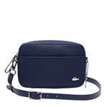 Sac crossover Lacoste Daily Lifestyle NF4366DB 021 Bleu, vue de face