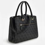 Sac à main Guess Noelle logo 4G HWBG7879060 CLO couleur Noir multi, vue de profil