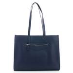 Sac shopping Francinel porté épaule zippé 290500 BM couleur Bleu marine, vue de dos