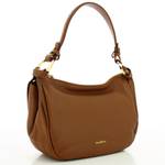 Sac besace Gianni Conti en cuir pleine fleur 4310320 COG couleur cognac, vue de côté