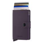 Porte-cartes Secrid Miniwallet Matte Dark Purple (Violet foncé) système breveté d'éjection des cartes
