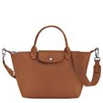 Sac porté main S Longchamp Le Pliage Xtra L1512987 504 couleur Cognac, vue de face