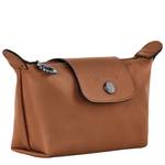 Trousse cosmétique Longchamp Le pliage Xtra 34174987 504 couleur Cognac, vue de profil