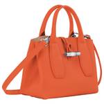 Petit sac à main S Longchamp Roseau 10095HPN 017 couleur  orange, vue de côté