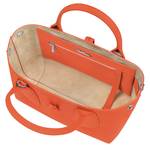 Petit sac à main S Longchamp Roseau 10095HPN 017 couleur  orange, ouvert