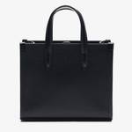 Mini sac cabas Lacoste Chantaco en cuir NF4535KL 000 Noir, vue de dos