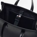 Mini sac cabas Lacoste Chantaco en cuir NF4535KL 000 Noir, intérieur