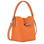 Sac seau Longchamp Roseau Essential S 10159 968 217 couleur orange, vue de profil
