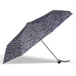 Parapluie manuel petit prix Isotoner X-tra Sec 09189-ZBR couleur Zèbre, ouvert