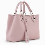 Petit sac cabas Emporio Armani MyEA Bag avec imprimé cerf Y3D166YFO5E 80569 80700 couleur rose, vue de côté
