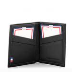 Porte-cartes en cuir 8 cartes Frandi 300.03 Noir intérieur