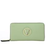 Grand portefeuille zippé Valentino femme VPS7QS155 G44 couleur Sauge, vue de face