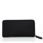 Grand portefeuille zippé Valentino femme VPS7QS155 001 couleur Noir, vue de dos
