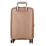 Valise cabine Jump Évaé 4 roues Extensible 32/41 L couleur Rose, vue de dos