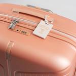 Valise cabine Jump Évaé 4 roues Extensible 32/41 L couleur Rose, vue de près sécurité TSA