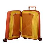 Valise cabine Jump Évaé 4 roues Extensible 32/41 L couleur Terracotta, ouvert