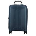 Valise 4 roues extensible Jump Évaé 70/83 L EV24 couleur Bleu Marine, vue de face