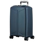 Valise 4 roues extensible Jump Évaé 70/83 L EV24 couleur Bleu Marine, vue de profil