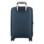 Valise 4 roues extensible Jump Évaé 70/83 L EV24 couleur Bleu Marine, vue de dos