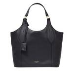 Sac cabas souple M Alphonse de Lancel en cuir de vachette A13235 10 Noir, vue de face