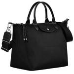 Sac porté main M Longchamp Le Pliage Energy L1515HSR001 Noir vue de côté