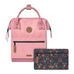 Petit sac à dos Cabaïa Adventurer Mini Gold Coast
(rose), vue de face avec pochette